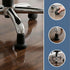 Muniqinyar 5 Bell Glides Pcs Replacement Office Chair Stool Swivel Caster to Fixed Castors, High Profile