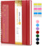 Blank Spiral Notebook Journal 8.5” x 11”, A4 Large Sketch Book for Women Men, 100 GSM Blank Paper