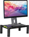Mount-It! Desktop Computer Monitor Riser - Height Adjustable Tabletop Stand Shelf for PC