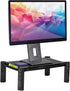 Mount-It! Desktop Computer Monitor Riser - Height Adjustable Tabletop Stand Shelf for PC