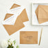 Juvale Kraft Paper Invitation Envelopes 4x6 for Special Occasions, Such As Wedding, Baby Shower, Thank You Cards, Special Occasions - A6 V Flap Brown Envelopes (50 Pack) by Juvale