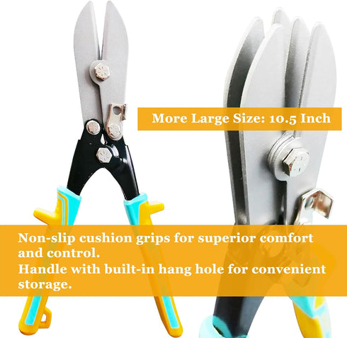 5 Blade Sheet Metal Hand Crimper for Venting Work/Ductwork/HVAC Downspout Stove Pipe, Crimping 20ga Steel and 28ga Stainless Steel by GINXFIT