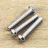 1/4-20 x 1-1/2" Button Head Socket Cap Bolts Screws, 304 Stainless Steel 18-8, Allen Hex Drive, Bright Finish, Pack of