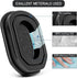 GEVO 2 Pack Gel Ear Pads for Walker's Razor Earmuffs, Comfortable Replacement Ear Cups with TPU Leather Silicone Gel