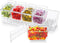 Lifewit Ice Chilled Condiment Caddy with 5x20 oz Containers, Condiment Server with