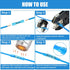 525PCS Heat Shrink Butt Connectors - Blue 16-14 AWG, Marine Grade Tinned Copper Crimp Splice Terminals