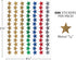 Teacher Created Resources Assorted Foil Stars Stickers Valu-Pak, Red, Blue, Gold, Green, Silver (6644)