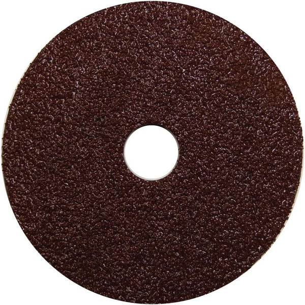 Century Drill & Tool 75005 5" Resin Fiber Sanding Disc, 24 Grit, 3 Pack