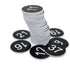 StayMax Engraved Plastic Number Tags Without Hole (1-50, Black)