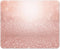 Rose Gold Square Mouse Pad, 9.5" x 7.9", Pink for Notebooks with Non-Slip Rubber Base