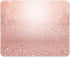 Rose Gold Square Mouse Pad, 9.5" x 7.9", Pink for Notebooks with Non-Slip Rubber Base