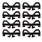 10 Pcs Electric Fence Tightener Insulator, Plastic Cord Tensioners, Black Wire Tensioners