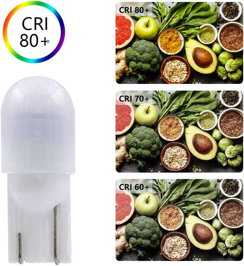 T10 Wedge Base LED Bulb, 12V DC 1W, Low Voltage Landscape Light Bulbs, 4 Watts Incandescent Equivalent, Soft Warm White