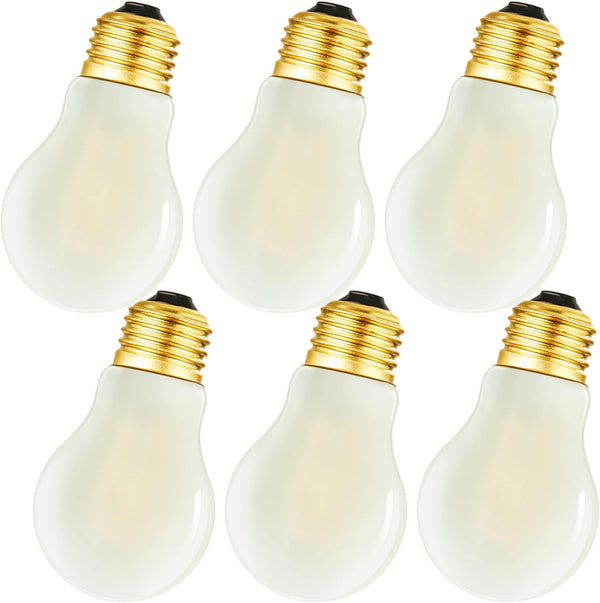 DONDDA Frosted E26 Edison Bulb A15 2W led Equal 25 watt Light Bulb