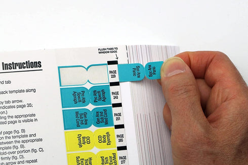 DSM-5-TR Index Tabs by TAB-IT, Color Coded by Diagnosis, Includes Easy Installation Template