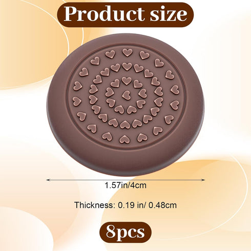 Ymapinc 8Pcs Cutting Board Feet Non Slip, Self-Adhesive Rubber Feet for Cutting Board/Furniture, Anti-Slip Rubber