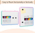 Mr. Pen Dry Erase Board, 12.5" x 9.5" with 8 Markers and 2 Magnets, Small Magnetic White Board
