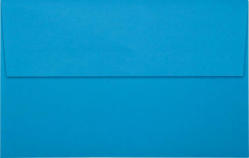 LUXPaper A10 Invitation Envelopes | Peel & Press | 6" x 9 1/2" | Pool Blue | 80lb. Text | 50 Qty by LUXPaper