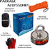 MUTUACTOR Neodymium Fishing Magnet, Double Sided 1100lbs Heavy Duty with 65Ft Rope and Waterproof Bag