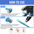 120 PCS Heat Shrink Wire Connectors Qibaok Insulated Electrical Terminals Kit - Waterproof Marine Crimp Connector