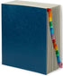 Blue Summit Expanding Desk File - Letter Size, 31 Dividers for Daily Organization, 25PT Blue Pressboard