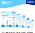 Hospital Grade Sacral Bordered Silicone Foam Wound Dressing, 7 x 7" Sacrum-Shaped, 5 Each/Box, Gentle Silicone Adhesive