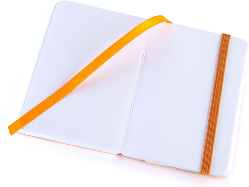 Pentalic Pocket Sketchbook: 3" x 4" Traveler Journal, 160 Pages, Orange