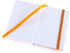 Pentalic Pocket Sketchbook: 3" x 4" Traveler Journal, 160 Pages, Orange