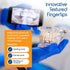 4.5 Inspire Cobalt Blue Nitrile Disposable Gloves | Nitrile Safety Medical Exam Cooking Cleaning Disposable Gloves