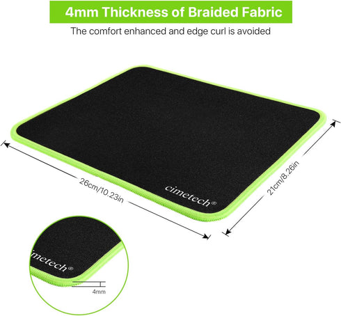 cimetech 119 inch Mouse Pad, Gaming Mouse Pads for Desk, Soft and Thick Mousepad for Gamer, Office & Home - Coarse