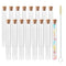 Glass Test Tubes Bulk 50PCS, 16x150mm (20ml) with Corks and Brush, TTGS02A50