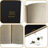 Vintage 365 Journal with Lock and Key, A5 Black Hardcover Diary for Adults, Men, Women