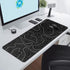 Large Mouse Pad for Gaming, 31.5 x 11.8 in with Anti-Slip Rubber Base, XL Keyboard Pad for Home and Office