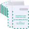 Gueevin 100 Pcs CMS 1500 Claim Forms Envelopes Large Security Window Envelopes for Insurance Claim Mailing