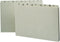 Smead 52376 100% Recycled Pressboard File Guides, Legal Size, Gray/Green, Set of 25