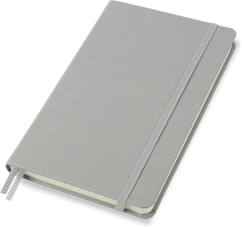 Minimalism Art Premium Hard Cover Notebook Journal, Classic 5" x 8.3", 122 Numbered Pages, Gray