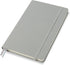 Minimalism Art Premium Hard Cover Notebook Journal, Classic 5" x 8.3", 122 Numbered Pages, Gray
