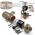 Lamp Rewire Kit, 3-Way Lamp Socket with Matching Cord Lamp Harp Set, Essential Hardware for DIY Lamp Design or Repair
