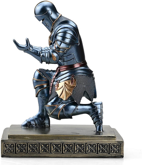 Medieval Armored Warrior Knight Pen Holder Desk Organizers and Accessories Resin Pencil Holder Paperweight as Gift