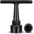 Enhon Curb Box Wrench for Pentagon Curb Boxes, Water Meter Wrench for Penta Socket, T Handle Penta Wrench