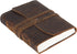 Handmade Leather Journal, 7 x 5 Inches Daily Notepad for Men & Women, Unlined Paper for Artists and Sketching.