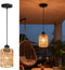 Pendant Light Boho Farmhouse Decor Hanging Lamp - Rattan Hanging Lights Woven