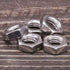 EASTLO 1/2-13 304 18-8, 20 UNC Stainless Steel Thin Hex Nuts Hexagon Jam Nuts, Stainless Steel Full Thread, Coarse
