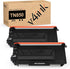 v4ink 2 Pack Compatible Toner Cartridge Replacement for Brother TN850 TN820, Enhanced Version for HLL6200DW Series