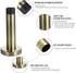 Decorative Door Stoppers, 3.5 Inch 304 Stainless Steel Heavy Duty Door Stops with Rubber Tip Bumper, 2 Pack Antique