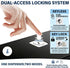 Commercial 10.8" 3.5" 8" interhasa! Paper Towel Dispenser Wall Mount - ADA Compliant Multifold Trifold & C-Fold Hand
