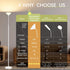 18W 2700K-6500K mukuxin LED Floor Lamp, Floor Lamp with Remote & Touch Control, Adjustable Eye Caring Standing Light