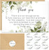 50 Set Funeral Thank You Cards with Envelopes and Matching Seal Stickers,Thank
