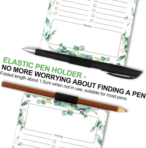 Joyberg 2 PCS Magnetic Grocery List Pads for Fridge, 4.5x7.5 Inches, 60 Pages Per Notepad