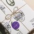 hylabelest 1.5 Inch Package 500 (10 Thank You for Celebrating with Us Stickers Purple for Party Favor, Card Seals